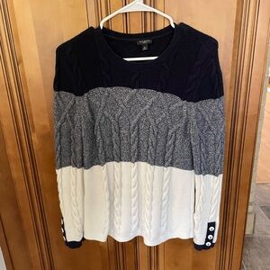 Talbots women’s cable knit sweater